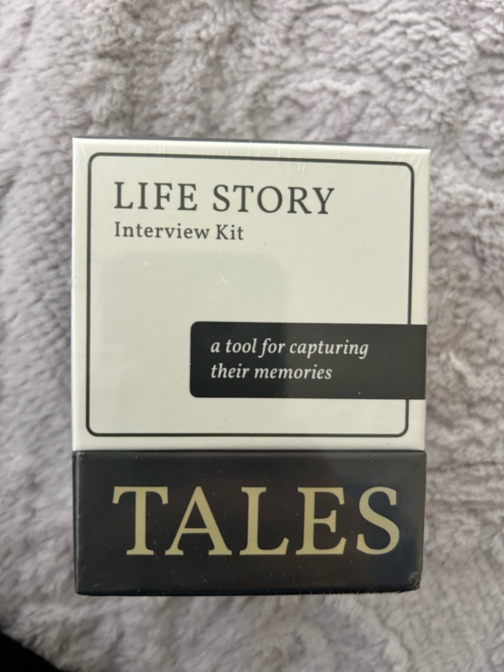 Life Story Interview Kit - TALES (Cream & Black)